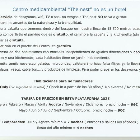 Gasthaus Centro Medioambiental The Nest - Adults Only El Plano Exterior foto